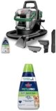 BISSELL® Little Green® Pet Pro Portable Carpet Cleaner Portable Carpet and Upholstery Deep Cleaner, Car/Auto Detailer + BISSELL® PET PRO OXY Spot & Stain Formula, 32 oz., 2034