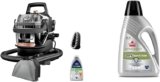 BISSELL Little Green HydroSteam Multi-Purpose Portable Carpet and Upholstery Cleaner, Car and Auto Detailer, 3618 + BISSELL Little Green OXY Spot & Stain Formula for Portable Carpet Cleaners, 60 oz