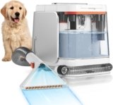 Portable Carpet and Upholstery Cleaner Machine – Multi-Surface Cleaner, Couch & Rug Shampooer with Powerful Suction, Handheld Cleaner for Pets, Spot, Stain, Car & Auto Detailer, Silver