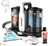 Portable Carpet & Upholstery Spot Cleaner, 15Kpa Powerful Suction & Spot Remover, Deep Stain Cleaning for Carpet, Car Seats, Pets, Stairs, Couches, with Dual Size BrushHead