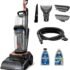 BISSELL TurboClean Pet XL Upright Carpet Cleaner + BISSELL Revolution Upright Deep Cleaner Carpet & Upholstery Formula, Oxy Deep Clean with Stain Protect, 48 oz, 3975