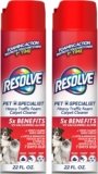 Resolve Pet Specialist Heavy Traffic Foam, Carpet Cleaner, Pet Stain And Odor Remover, Carpet Cleaner Solution, 2 Pack Of 22oz
